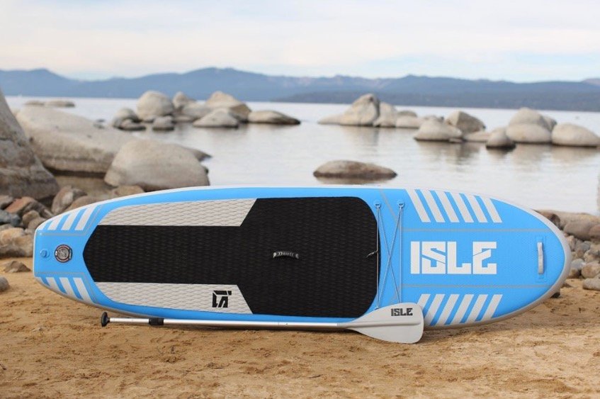 ISLE Airtech 10' All Around Inflatable Stand Up Paddle Board great